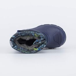 464063-49 Сноубутсы на липучках Механика для мальчики синий фото №4