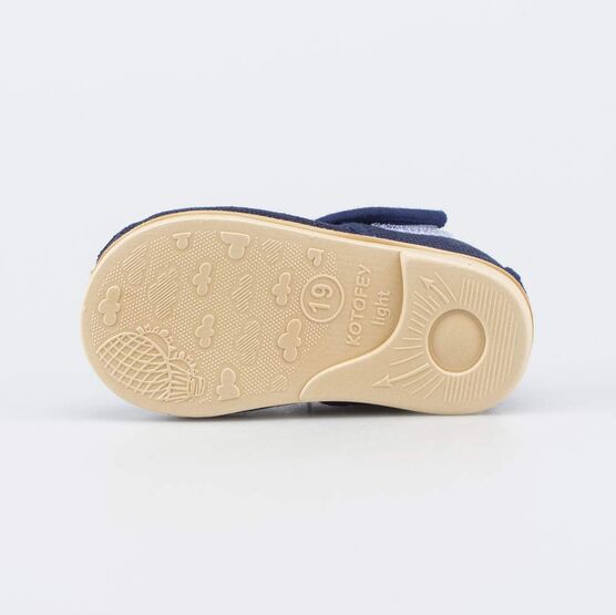 131191-11 Текстильная обувь для первых шагов для мальчики синий фото №3