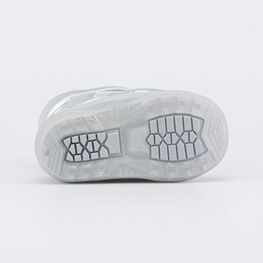 161004-41 Зимние дутики для девочки серебро для девочки серебристый фото №3