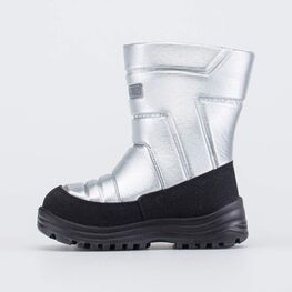 264034-45 Дутики для девочки серебристый для девочки серебристый фото №2