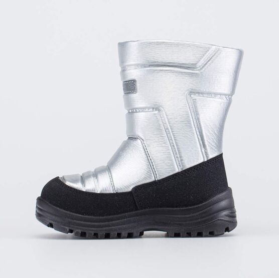 264034-45 Дутики для девочки серебристый для девочки серебристый фото №2