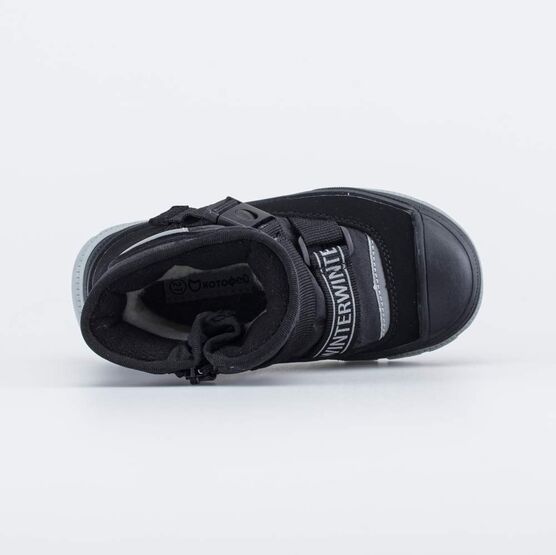 464096-42 Сапожки-дутики для мальчика для мальчики черный фото №4