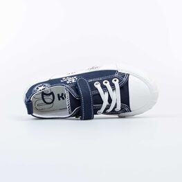 531201-13 Кеды из хлопка для мальчики светло-синий фото №4