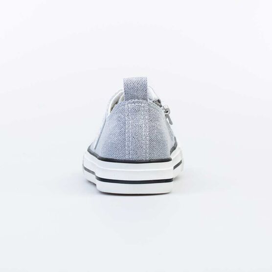 531178-12 Кеды для девочки серебристые для девочки серебрист. фото №5