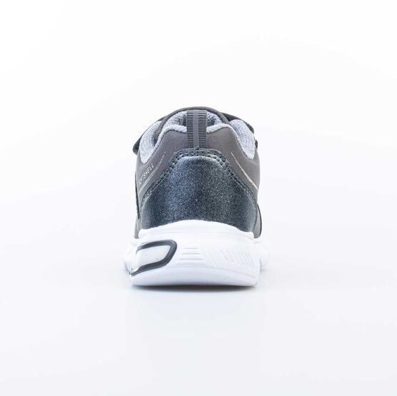 344315-72 Кроссовки с LED-подсветкой на подошве для девочки серый фото №5