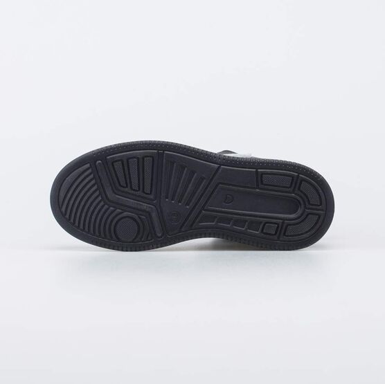 552350-14 Демисезонные ботинки-кеды для девочки для девочки серебристый + черный фото №3