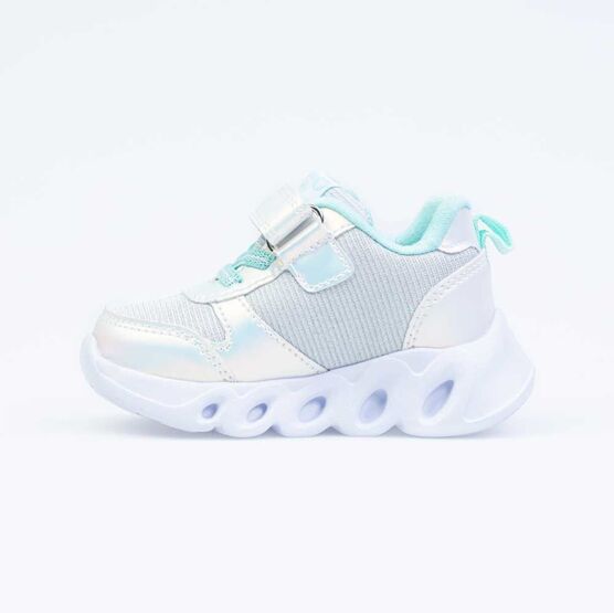 144140-71 Светящиеся кроссовки Звезда-Комета для девочки бел-бир фото №2