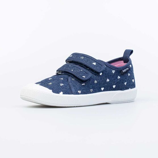 531191-11 Кеды для девочки Сердечки для девочки синий