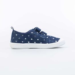 531191-11 Кеды для девочки Сердечки для девочки синий фото №2