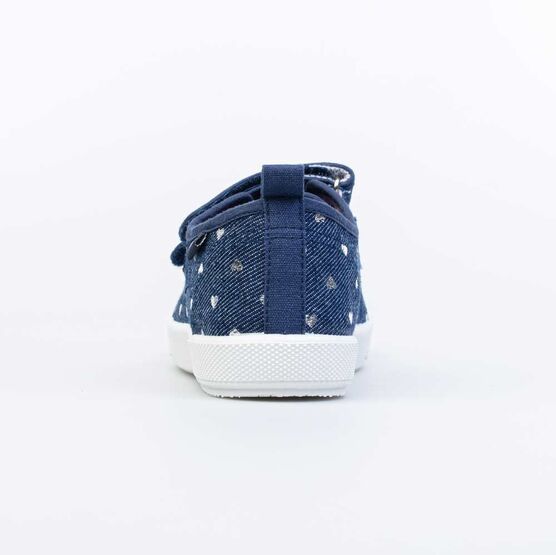 531191-11 Кеды для девочки Сердечки для девочки синий фото №5