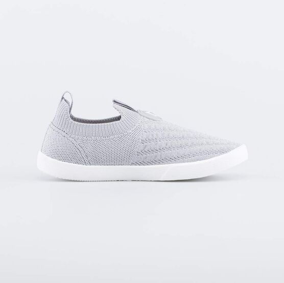 531286-11 Кеды из вязанного текстиля для девочки серый для девочки серый фото №2