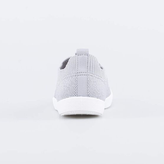 531286-11 Кеды из вязанного текстиля для девочки серый для девочки серый фото №5