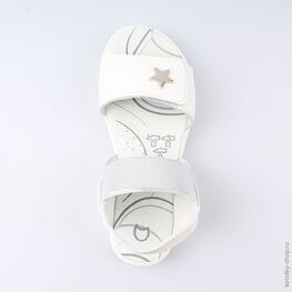 522129-22 Босоножки для девочки бел-срб фото №4