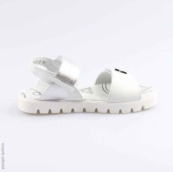 522129-22 Босоножки для девочки бел-срб фото №2