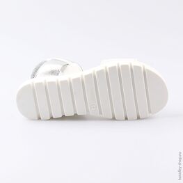 522129-22 Босоножки для девочки бел-срб фото №3