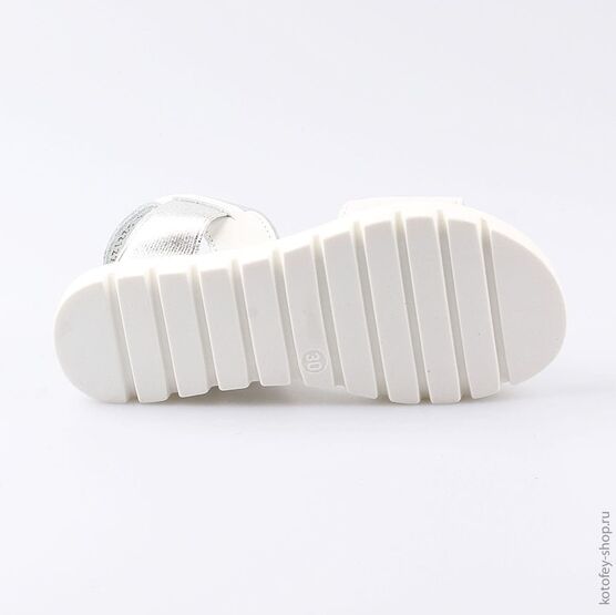 522129-22 Босоножки для девочки бел-срб фото №3
