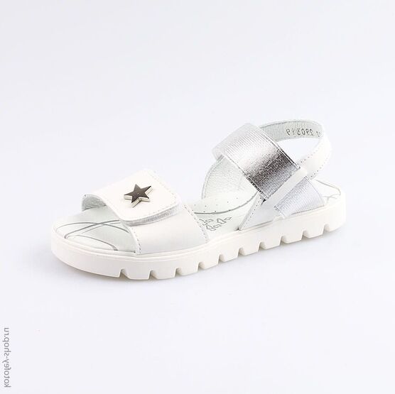 522129-22 Босоножки для девочки бел-срб