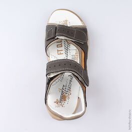 622051-22 Сандалии для мальчики серый фото №4