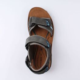 722005-75 Сандалии из натурального нубука для мальчика для мальчики серый фото №4