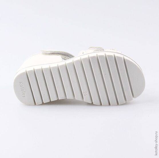 322075-21 Босоножки для девочки белый фото №3