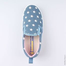 531086-11 Кеды для девочки голубой фото №4