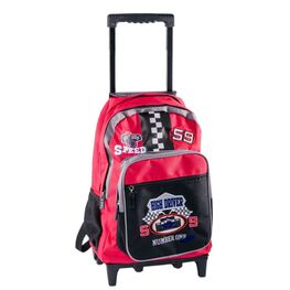 02706017-20 (41036) Сумка на колесах для мальчики черно-красный