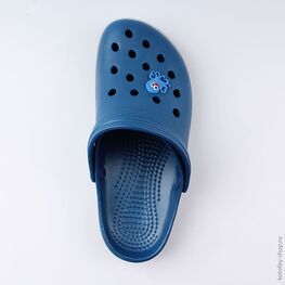 525067-01 Клоги пляжные для мальчики светло-синий фото №4