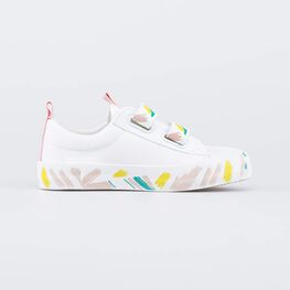 534044-11 Кеды с хлопковой подкладкой для девочки белый фото №2