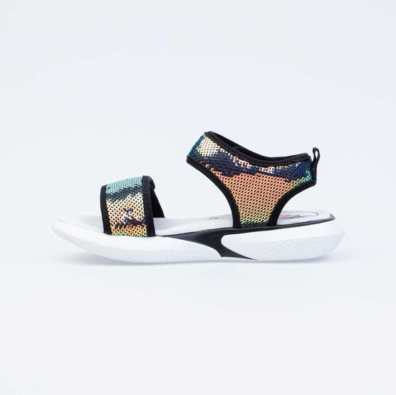 521046-71 Босоножки для девочки для девочки чер-цве фото №2