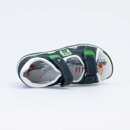 522151-21 Сандалии для мальчики син-зел фото №4