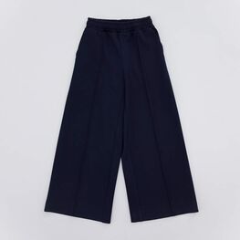 07859071-60 Темно-синие брюки-палаццо для девочки для девочки темно-синий