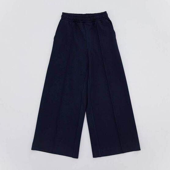 07859071-60 Темно-синие брюки-палаццо для девочки для девочки темно-синий