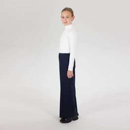 07859071-60 Темно-синие брюки-палаццо для девочки для девочки темно-синий фото №4