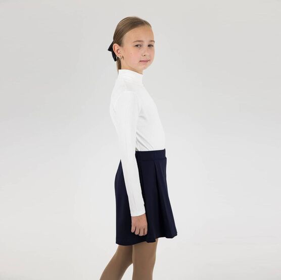 07860017-60 Водолазка-лапша для девочки светло-бежевый для девочки светло-бежевый фото №5