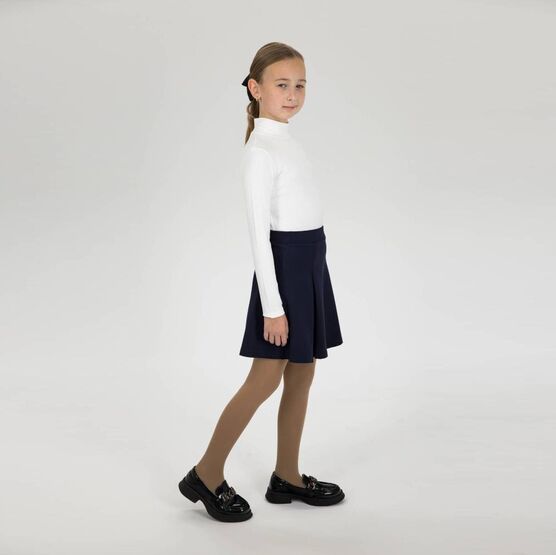 07866003-60 Темно-синяя юбка для девочки для девочки темно-синий фото №4