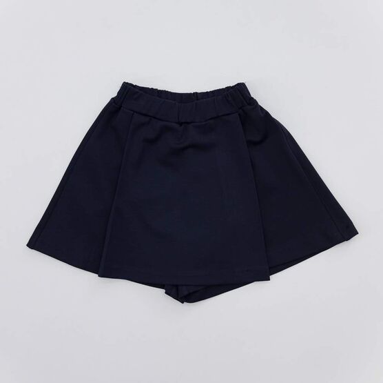 07866004-60 Темно-синяя юбка-шорты для девочки для девочки темно-синий