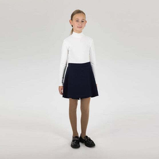 07866004-60 Темно-синяя юбка-шорты для девочки для девочки темно-синий фото №3