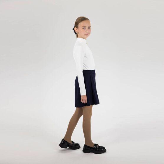 07866004-60 Темно-синяя юбка-шорты для девочки для девочки темно-синий фото №4