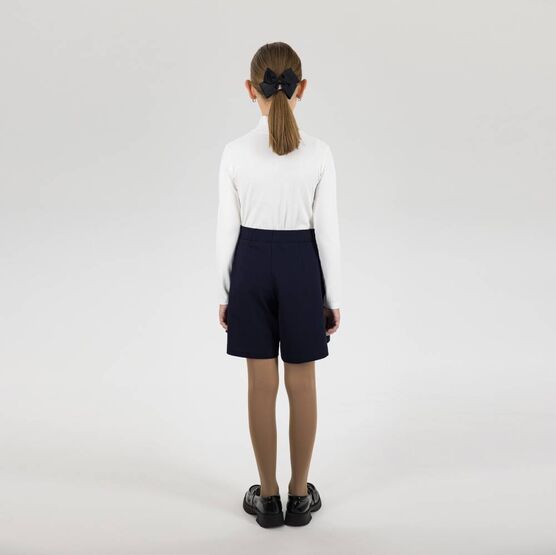 07866004-60 Темно-синяя юбка-шорты для девочки для девочки темно-синий фото №5