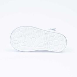 122164-21 Босоножки для девочки кожаные для девочки белый фото №3