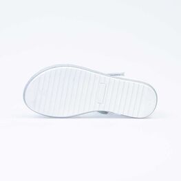 522150-21 Босоножки для девочки кожаные для девочки бел-срб фото №3