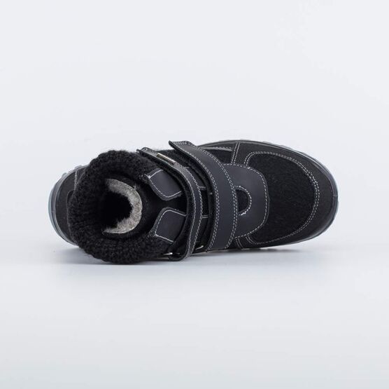 757000-44 Валенки на липучках для мальчика для мальчики черный фото №4