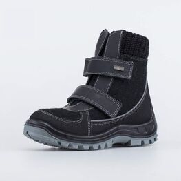 757000-44 Валенки на липучках для мальчика для мальчики черный