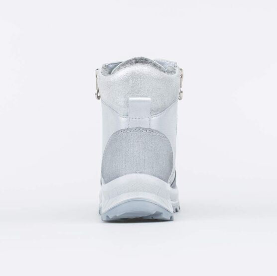 452125-44 Зимние ботинки для девочки для девочки серебристый фото №5