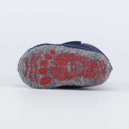 007013-43 Войлочные пинетки для мальчика Звезда для мальчики синий фото №3