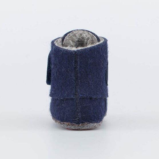 007013-43 Войлочные пинетки для мальчика Звезда для мальчики синий фото №5