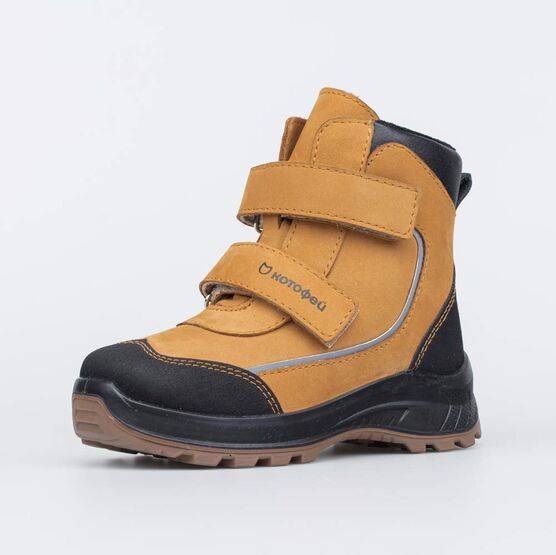 Зимние ботинки для мальчика для мальчики цвет желтый купить за 3190 в  интернет-магазине Котофей с доставкой: цена, фото,отзывы