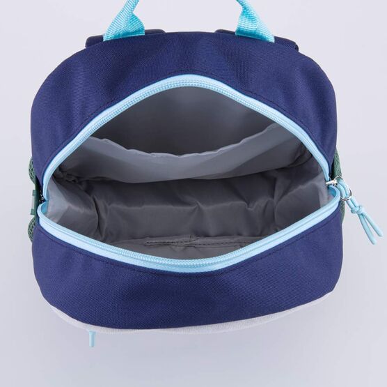 02710351-40 Рюкзак с патчами Зоопарк для мальчики синий, серый фото №4