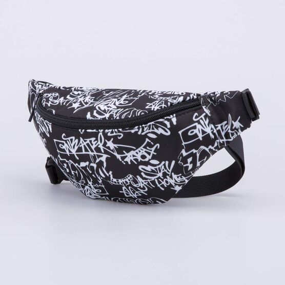 02719016-40 Поясная сумка с принтом граффити для мальчики черный,белый фото №2