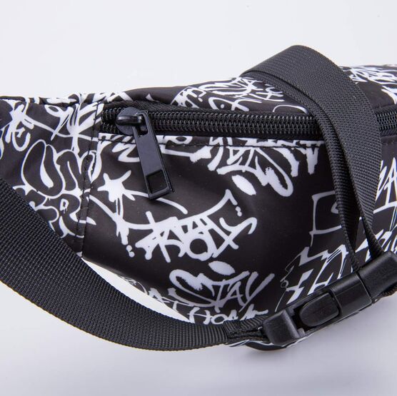 02719016-40 Поясная сумка с принтом граффити для мальчики черный,белый фото №5